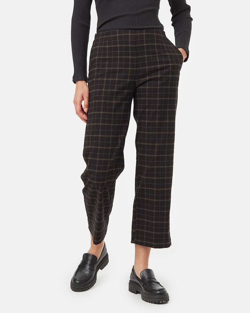 Black-Brown-Mid-Rise-78-Length-Straight-Twill-Pants