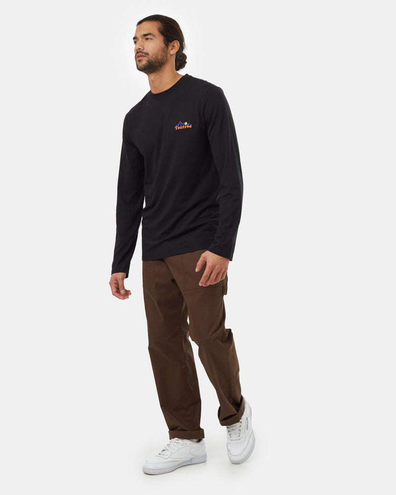 Black-Crew-Neck-Embroidered-Graphic-Longsleeve-T-Shirt