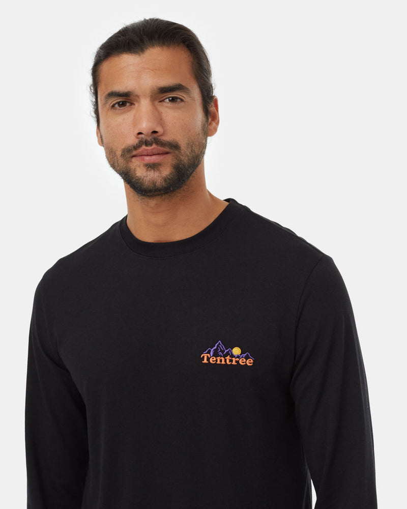 Black-Crew-Neck-Embroidered-Graphic-Longsleeve-T-Shirt