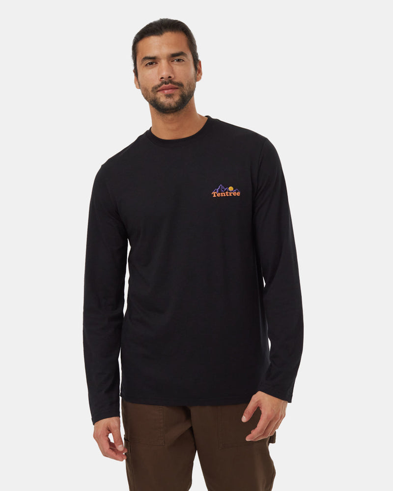 Black-Crew-Neck-Embroidered-Graphic-Longsleeve-T-Shirt