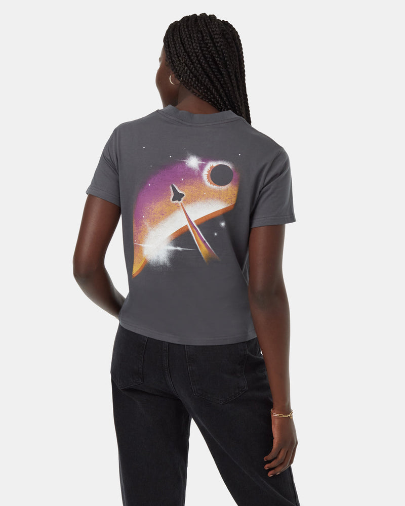 Black-Crew-Neck-Graphic-Shortsleeve-T-Shirt