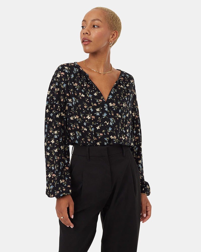 EcoWoven Crepe Blouse-
