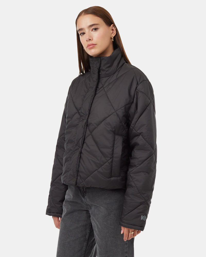 Black-Water-Repellent-Quilted-Mock-Neck-Puffer-Jacket