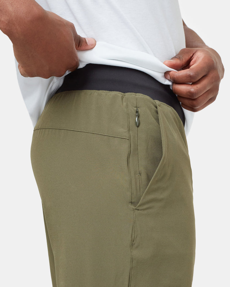 Green Men's Repreve Polyester Sport Shorts