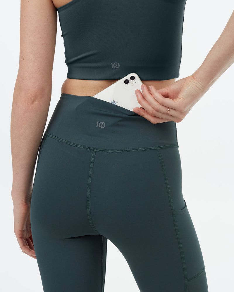 Green Women's High-Rise Leggings