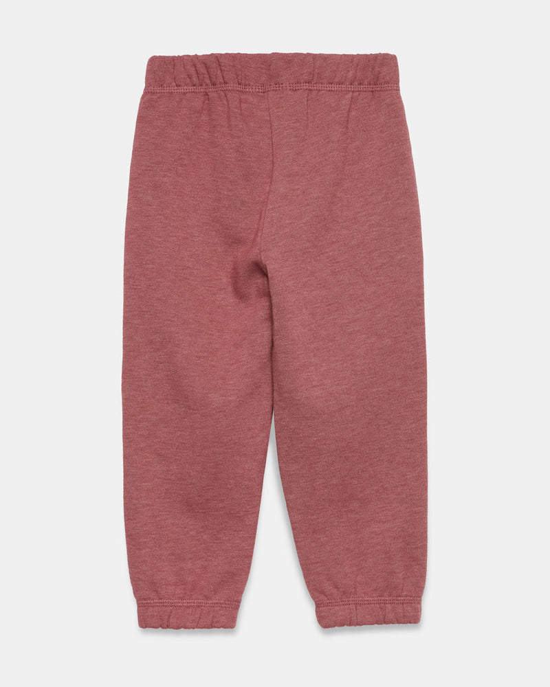 Red Kids Organic Cotton Fleece Sweatpants